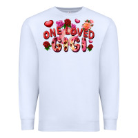 White One loved gigi Premium Sweatshirt - FaDigitalArtStudio
