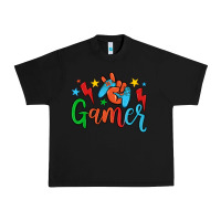 Black gamer Urban Heavy Tee - JahusDesignShop