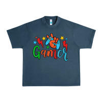 Midnight Navy gamer Urban Heavy Tee - JahusDesignShop