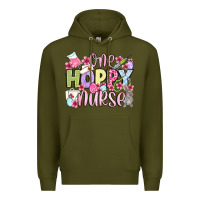 Army Green Easter Day One hoppy Nurse Premium Hoodie - OliviaCreatesArt