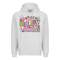 Dove Grey Easter Day One hoppy Nurse Premium Hoodie - OliviaCreatesArt