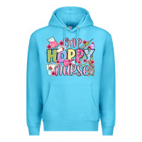 Ocean Blue Easter Day One hoppy Nurse Premium Hoodie - OliviaCreatesArt