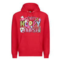 Red Easter Day One hoppy Nurse Premium Hoodie - OliviaCreatesArt