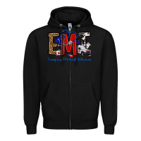 Black emt emergency medical technician Zipper Hoodie - OliviaCreatesArt
