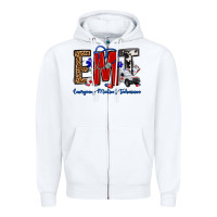 Emt Emergency Medical Technician Zipper Hoodie | Teevron