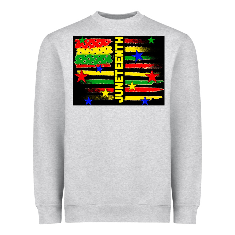 Juneteenth American Flag Heavyweight Sweatshirt by TumblerDesignByShophia | Teevron