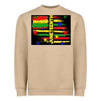 Mushroom juneteenth american flag Heavyweight Sweatshirt - TumblerDesignByShophia
