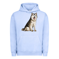 Pigment Grape Ice Alaskan Malamute Dog Urban Hoodie - LillyAllenDesigns