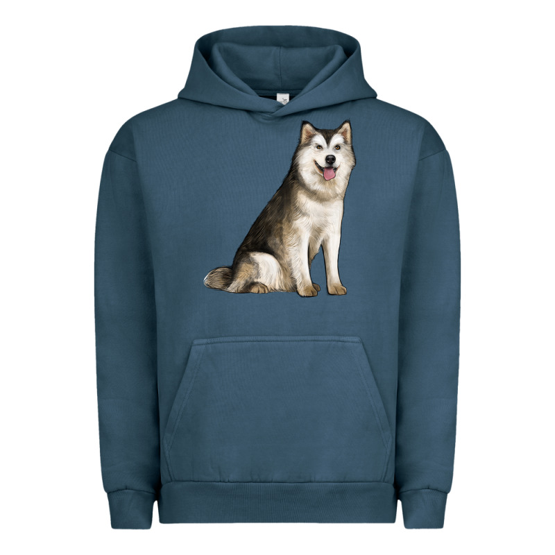 Alaskan Malamute Dog Urban Hoodie by LillyAllenDesigns | Teevron