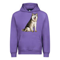 Tulip Alaskan Malamute Dog Urban Hoodie - LillyAllenDesigns
