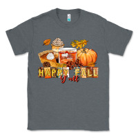 Charcoal Heather happy fall y'all Classic Tee - LillyAllenDesigns