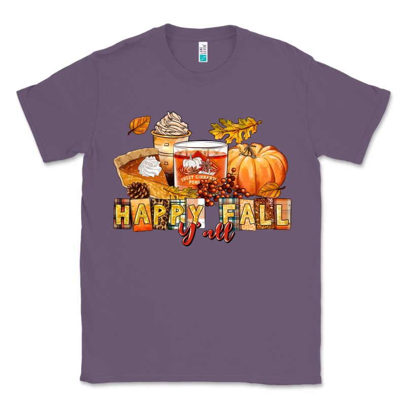 Happy Fall Y'all Classic Tee by LillyAllenDesigns | Teevron