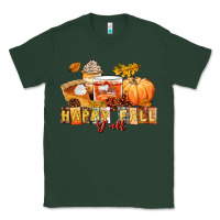 Sports Green happy fall y'all Classic Tee - LillyAllenDesigns