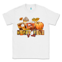 White happy fall y'all Classic Tee - LillyAllenDesigns