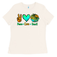 Bone peace love beach Ladies Tee - Jasminsmagicworld