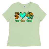 Matcha peace love beach Ladies Tee - Jasminsmagicworld