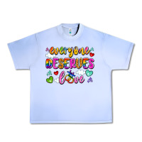 Grape Ice everyone deserves love Urban Heavy Tee - Artiststas