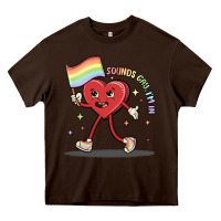 Chocolate Brown sounds gay i'm in Heavy Core Tee - MaliasSmallBusiness