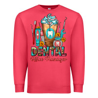 Cardinal dental office manager cold drink frappe Premium Sweatshirt - FaDigitalArtStudio