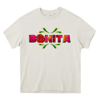 Cream bonita Heavy Core Tee - AdoDesignShop