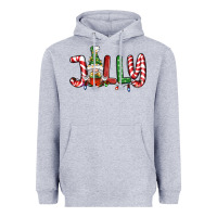 Heather Grey jolly gnome Heavyweight Hoodie - BundleAndBundleShop