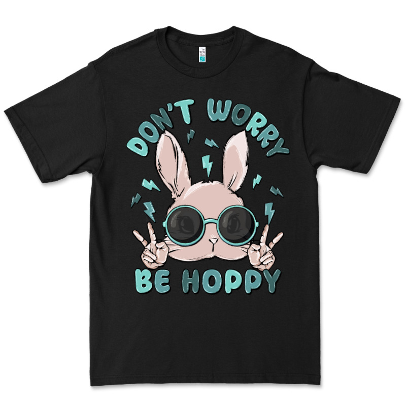 Don't Worry Be Hoppy Premium Tee by MaliasSmallBusiness | Teevron