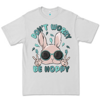 Dove Grey don't worry be hoppy Premium Tee - MaliasSmallBusiness