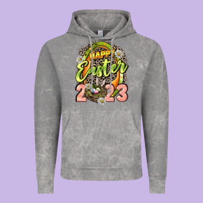 Happy Easter 2023 Vintage Hoodie Designed By Lillyallendesigns