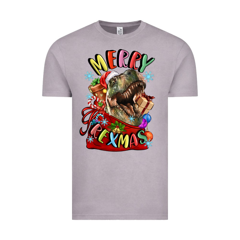 T Rex Merry Rexmas Vintage Tee by LillyAllenDesigns | Teevron