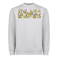 Heather Grey avocado Heavyweight Sweatshirt - TumblerDesignByShophia