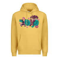 Antique Gold Xoxo Valentine's Day turquoise gemstone Premium Hoodie - FaDigitalArtStudio