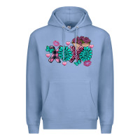 Colony Blue Xoxo Valentine's Day turquoise gemstone Premium Hoodie - FaDigitalArtStudio