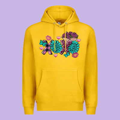 Xoxo Valentine's Day Turquoise Gemstone Premium Hoodie Designed By Fadigitalartstudio