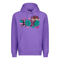 Purple Xoxo Valentine's Day turquoise gemstone Premium Hoodie - FaDigitalArtStudio