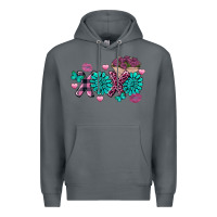 Rock Xoxo Valentine's Day turquoise gemstone Premium Hoodie - FaDigitalArtStudio