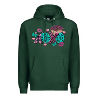 Sports Green Xoxo Valentine's Day turquoise gemstone Premium Hoodie - FaDigitalArtStudio