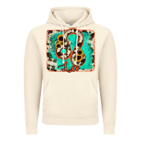 Vintage Artic leo turquoise cowhide Vintage Hoodie - RanaPortraitStore