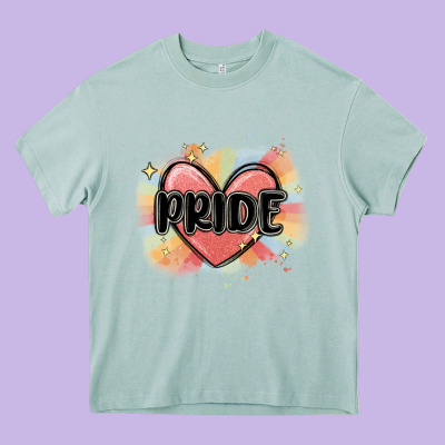 Pride Heavy Core Tee Designed By Maliassmallbusiness