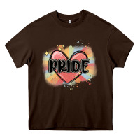 Chocolate Brown pride Heavy Core Tee - MaliasSmallBusiness