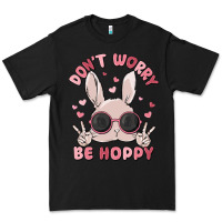 Black don't worry be hoppy Premium Tee - MaliasSmallBusiness