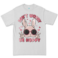 Dove Grey don't worry be hoppy Premium Tee - MaliasSmallBusiness