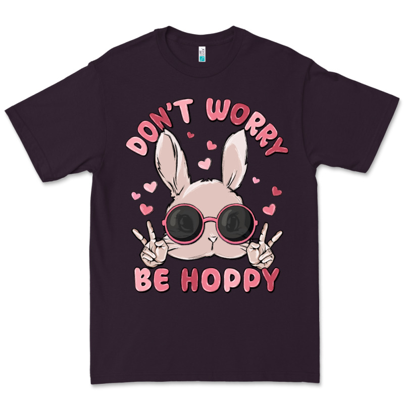 Don't Worry Be Hoppy Premium Tee by MaliasSmallBusiness | Teevron