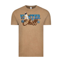 Vintage Coffee Winter Chill Penguin Vintage Tee - LillyAllenDesigns