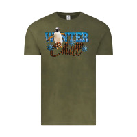 Vintage Olive Winter Chill Penguin Vintage Tee - LillyAllenDesigns