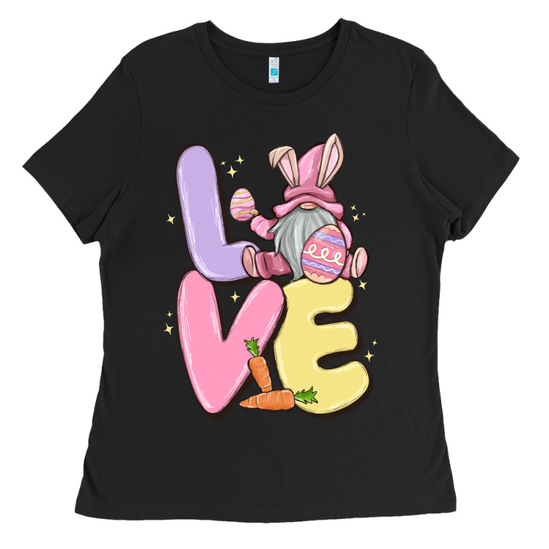 Love Easter Gnome Ladies Tee by MaliasSmallBusiness | Teevron