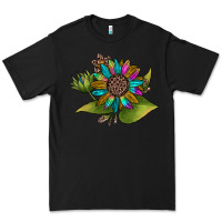 Black western sunflower Premium Tee - JahusDesignShop