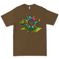Cacao western sunflower Premium Tee - JahusDesignShop