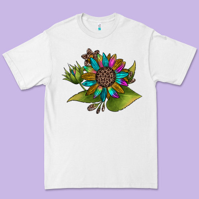Western Sunflower Premium Tee Designed By Jahusdesignshop