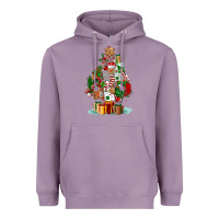 Lavender nurse christmas tree Heavyweight Hoodie - FaDigitalArtStudio