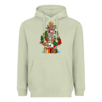 Matcha nurse christmas tree Heavyweight Hoodie - FaDigitalArtStudio
